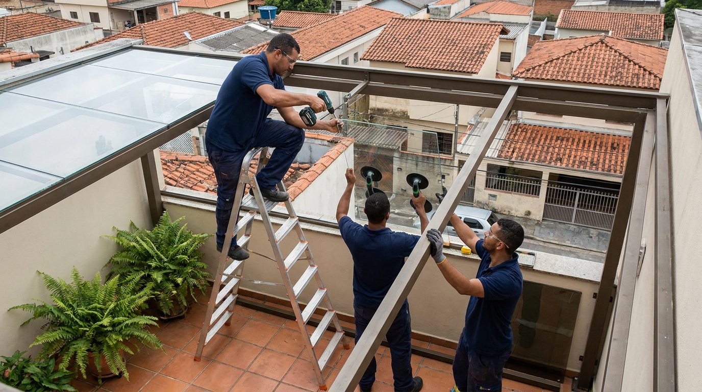Cobertura de Vidro em Manaus‑AM