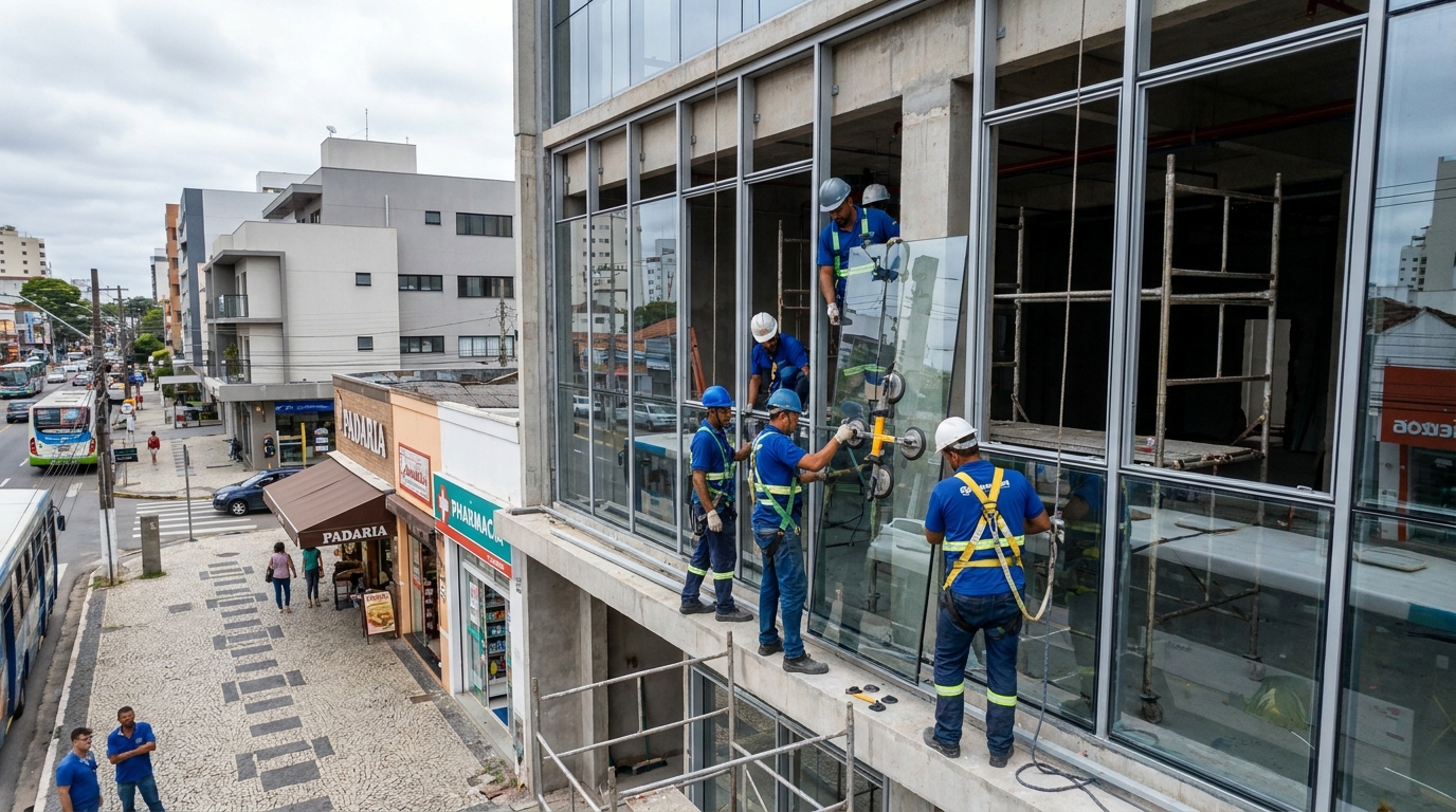 Fachada de Vidro em Manaus‑AM